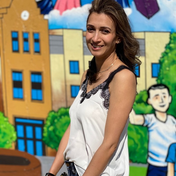 Eyelash lace tank top - Picture 3 of 4